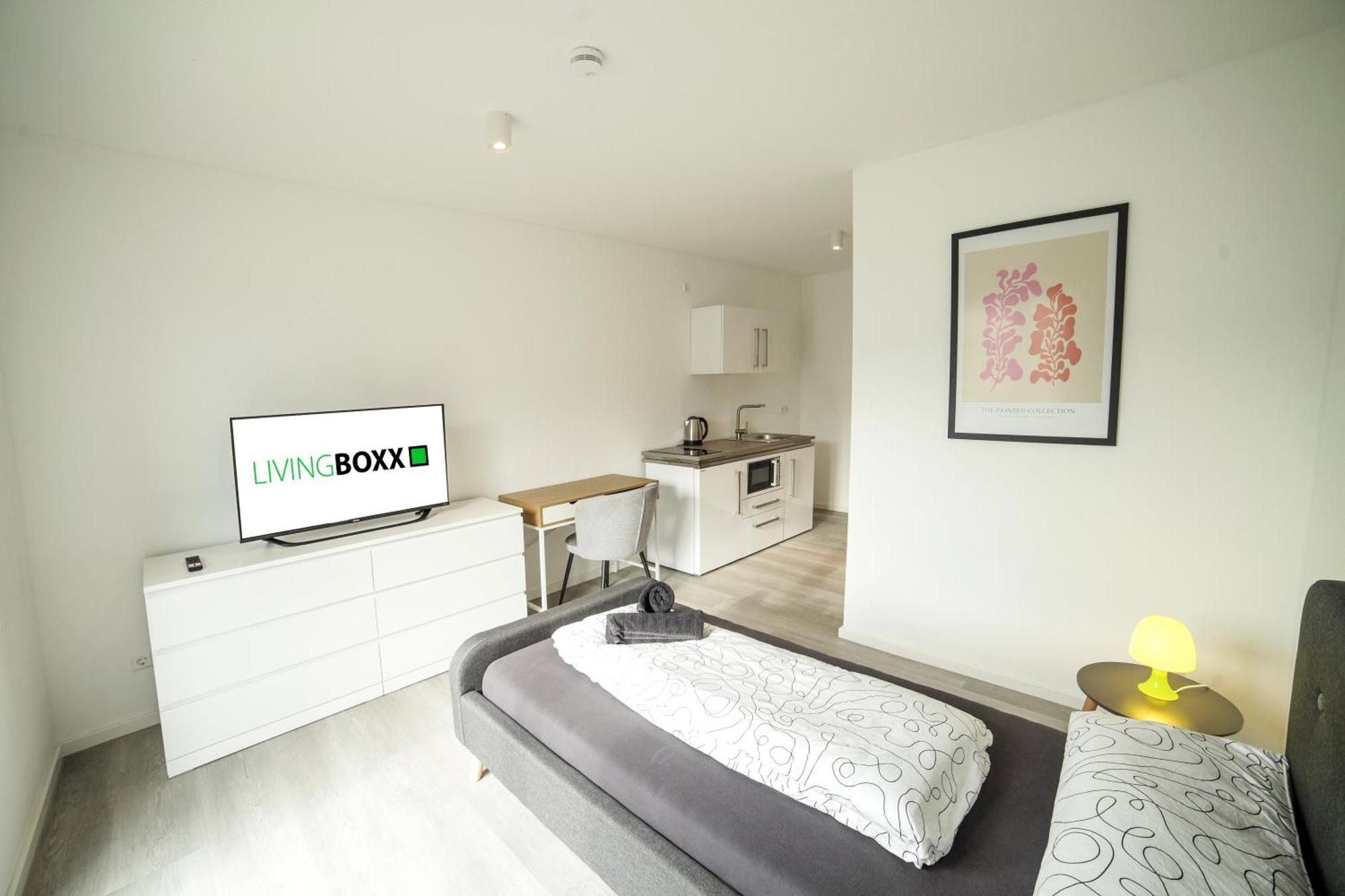 Livingboxx Karlsruhe - Messe I Neuwertige Apartments Mit Kueche ラインシュテッテン エクステリア 写真